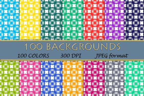 100 Geometric Patterns-022: A Versatile Resource for Designers and Creators