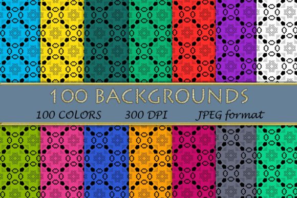 100 Geometric Patterns-046: A Modern Design Resource for Creativity and Efficiency