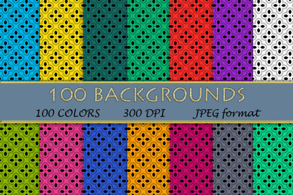 100 Geometric Patterns-054: A Creative Resource for Designers and Artists