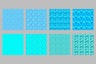 8 Seamless Light Blue Dot Patterns: A Versatile Design Resource
