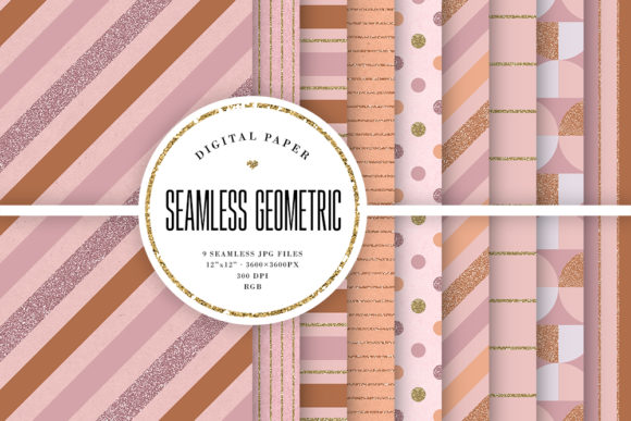 Beige Glitter Seamless Patterns