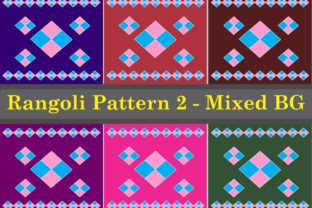 Exploring Rangoli Patterns 2 - Mixed BGs: A Versatile Design Solution for Modern Creators