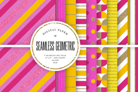 Exploring the Versatility of Yellow Hot Pink Seamless Patterns in Modern Design