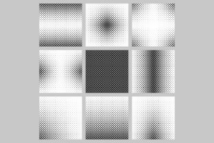 Nine Monochrome Square Patterns