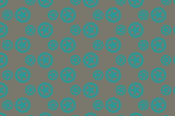 Unique Car Tire Patterns Gray and Turquoise